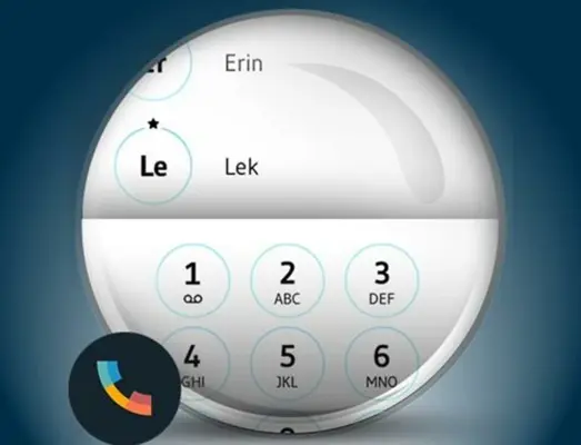 Theme Dialer Light OS android App screenshot 0