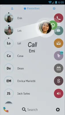 Theme Dialer Light OS android App screenshot 1