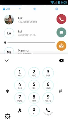 Theme Dialer Light OS android App screenshot 4