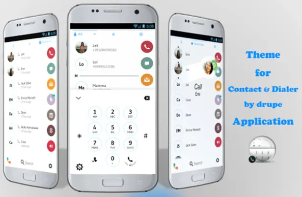 Theme Dialer Light OS android App screenshot 5